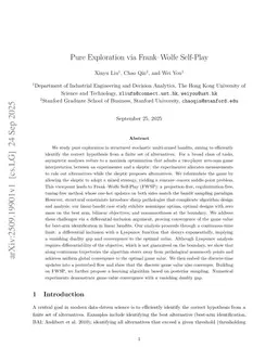 Pure Exploration via Frank-Wolfe Self-Play
