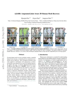 AJAHR: Amputated Joint Aware 3D Human Mesh Recovery