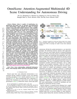 OmniScene: Attention-Augmented Multimodal 4D Scene Understanding for Autonomous Driving