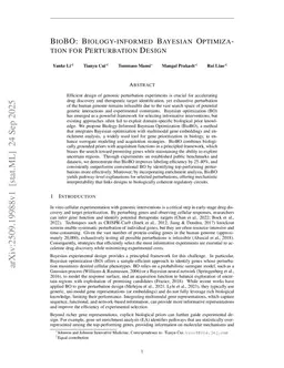 BioBO: Biology-informed Bayesian Optimization for Perturbation Design