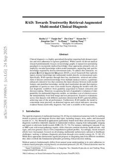 RAD: Towards Trustworthy Retrieval-Augmented Multi-modal Clinical Diagnosis