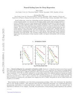 Neural Scaling Laws for Deep Regression