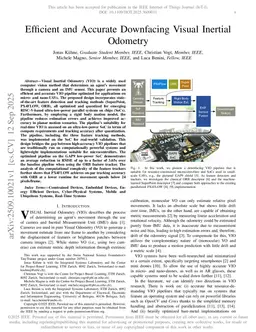 Efficient and Accurate Downfacing Visual Inertial Odometry