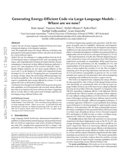 Generating Energy-Efficient Code via Large-Language Models -- Where are we now?