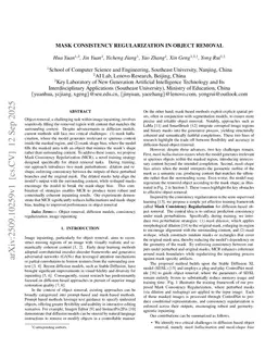 Mask Consistency Regularization in Object Removal