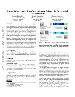 Immunizing Images from Text to Image Editing via Adversarial Cross-Attention
