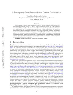 A Discrepancy-Based Perspective on Dataset Condensation
