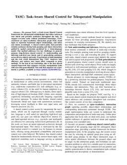 TASC: Task-Aware Shared Control for Teleoperated Manipulation