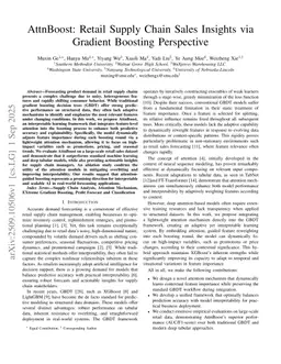 AttnBoost: Retail Supply Chain Sales Insights via Gradient Boosting Perspective