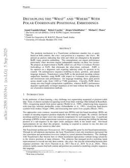 Decoupling the "What" and "Where" With Polar Coordinate Positional Embeddings