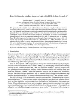 Gene-R1: Reasoning with Data-Augmented Lightweight LLMs for Gene Set Analysis