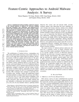 Feature-Centric Approaches to Android Malware Analysis: A Survey