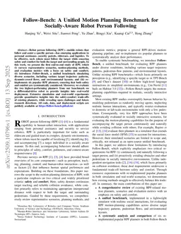 Follow-Bench: A Unified Motion Planning Benchmark for Socially-Aware Robot Person Following