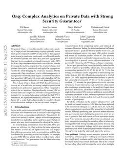 ORQ: Complex Analytics on Private Data with Strong Security Guarantees