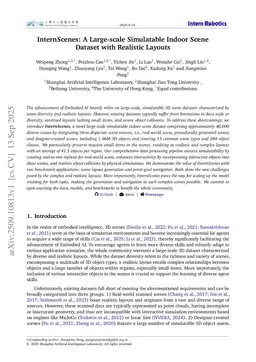 InternScenes: A Large-scale Simulatable Indoor Scene Dataset with Realistic Layouts