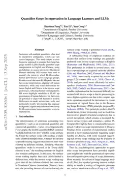 Quantifier Scope Interpretation in Language Learners and LLMs