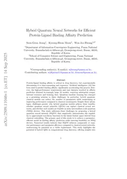 Hybrid Quantum Neural Networks for Efficient Protein-Ligand Binding Affinity Prediction
