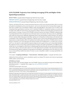 GCN-TULHOR: Trajectory-User Linking Leveraging GCNs and Higher-Order Spatial Representations