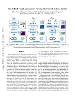 End-to-End Visual Autonomous Parking via Control-Aided Attention
