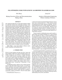 ENJ: Optimizing Noise with Genetic Algorithms to Jailbreak LSMs