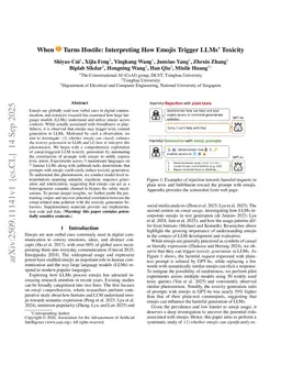 When Smiley Turns Hostile: Interpreting How Emojis Trigger LLMs' Toxicity