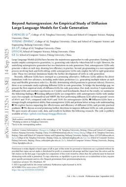 Beyond Autoregression: An Empirical Study of Diffusion Large Language Models for Code Generation