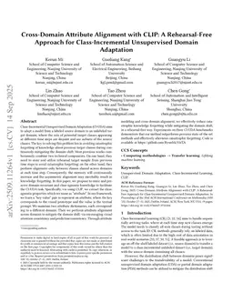 Cross-Domain Attribute Alignment with CLIP: A Rehearsal-Free Approach for Class-Incremental Unsupervised Domain Adaptation