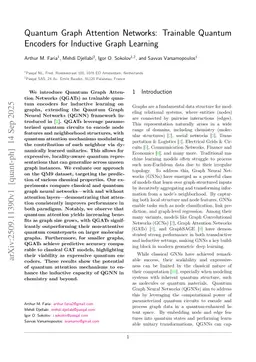 Quantum Graph Attention Networks: Trainable Quantum Encoders for Inductive Graph Learning