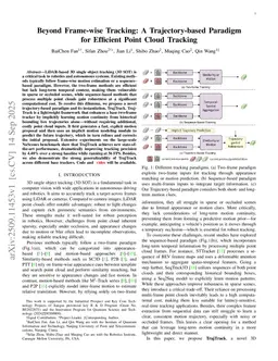 Beyond Frame-wise Tracking: A Trajectory-based Paradigm for Efficient Point Cloud Tracking