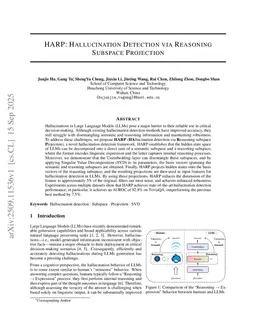 HARP: Hallucination Detection via Reasoning Subspace Projection