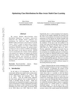 Optimizing Class Distributions for Bias-Aware Multi-Class Learning