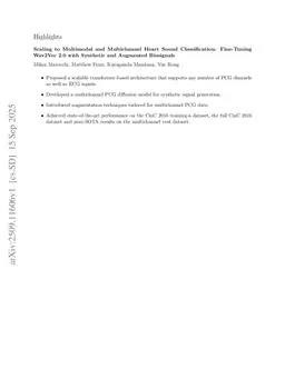Scaling to Multimodal and Multichannel Heart Sound Classification with Synthetic and Augmented Biosignals