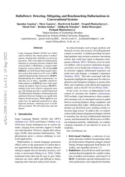 HalluDetect: Detecting, Mitigating, and Benchmarking Hallucinations in Conversational Systems in the Legal Domain