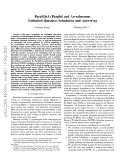 ParaEQsA: Parallel and Asynchronous Embodied Questions Scheduling and Answering