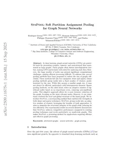 SpaPool: Soft Partition Assignment Pooling for__Graph Neural Networks