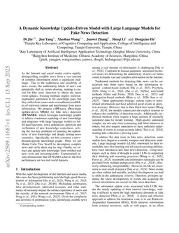 A Dynamic Knowledge Update-Driven Model with Large Language Models for Fake News Detection
