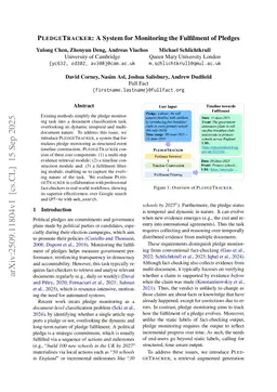 PledgeTracker: A System for Monitoring the Fulfilment of Pledges