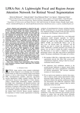 LFRA-Net: A Lightweight Focal and Region-Aware Attention Network for Retinal Vessel Segmentatio
