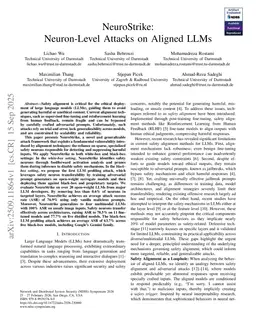 NeuroStrike: Neuron-Level Attacks on Aligned LLMs