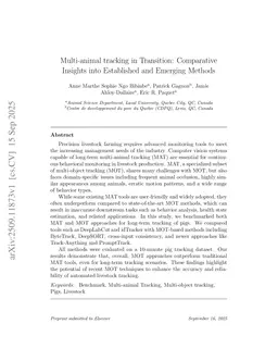 Multi-animal tracking in Transition: Comparative Insights into Established and Emerging Methods