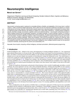 Neuromorphic Intelligence