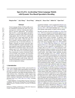 Spec-LLaVA: Accelerating Vision-Language Models with Dynamic Tree-Based Speculative Decoding