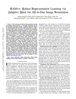 RAM++: Robust Representation Learning via Adaptive Mask for All-in-One Image Restoration