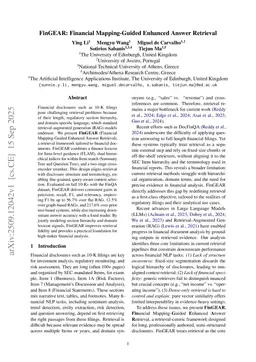 FinGEAR: Financial Mapping-Guided Enhanced Answer Retrieval