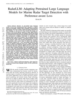 RadarPLM: Adapting Pre-trained Language Models for Marine Radar Target Detection by Selective Fine-tuning
