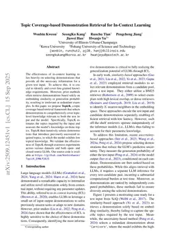 Topic Coverage-based Demonstration Retrieval for In-Context Learning