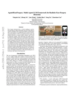 Agent4FaceForgery: Multi-Agent LLM Framework for Realistic Face Forgery Detection