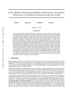 ECG-aBcDe: Overcoming Model Dependence, Encoding ECG into a Universal Language for Any LLM