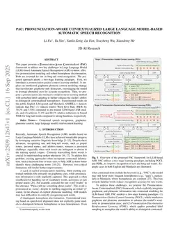 PAC: Pronunciation-Aware Contextualized Large Language Model-based Automatic Speech Recognition