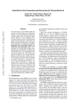 Chat-Driven Text Generation and Interaction for Person Retrieval